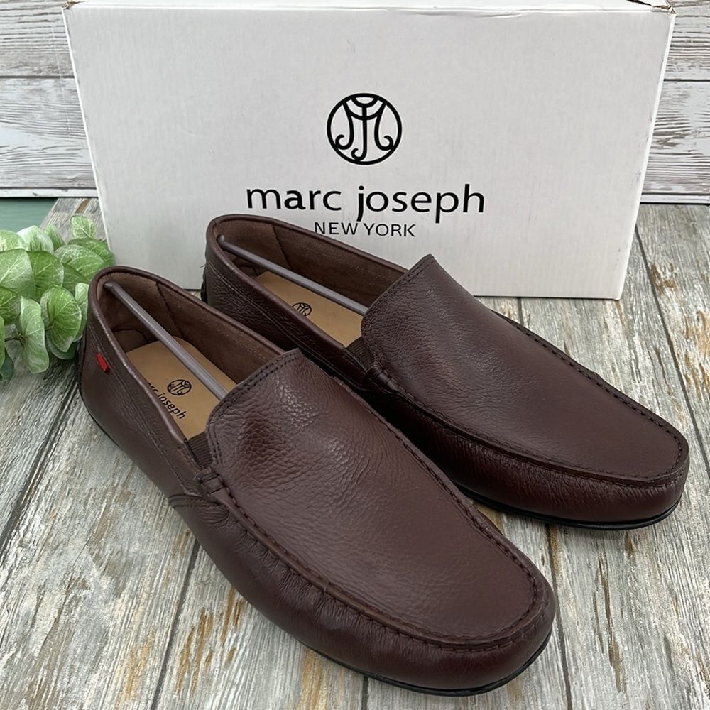 Marc Joseph Carlton Leather Driver Loafer Shoes Size 13